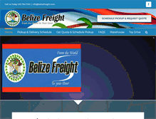Tablet Screenshot of belizefreight.com